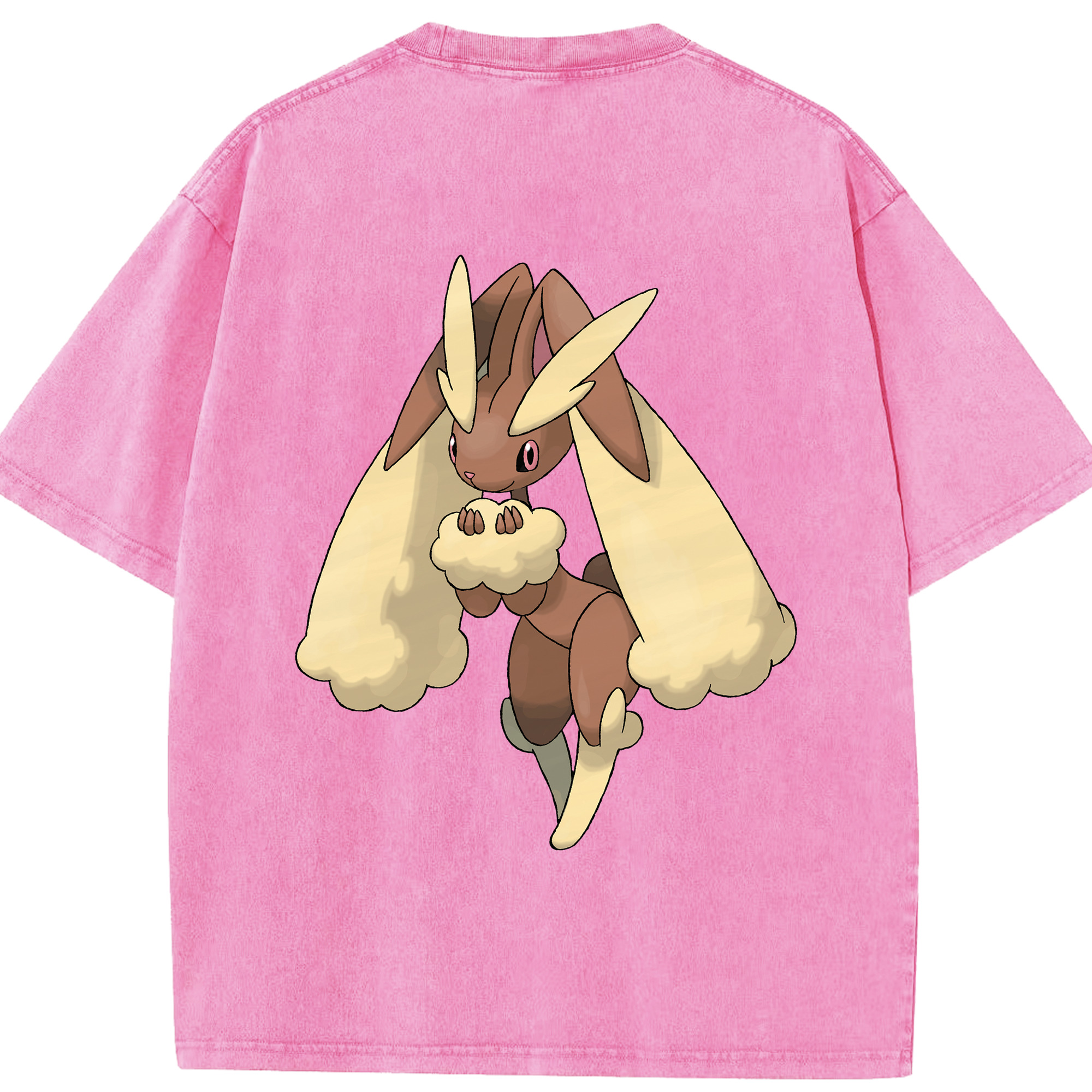 （画像用） ポケットモンスター Pokémon 綿100% ヴィンテージ風 半袖Tシャツ（背面プリント）